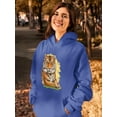 thumbnail image 2 of Laying Down Lion Hoodie Women -SPIdeals Designs, Female 4X-Large, 2 of 4