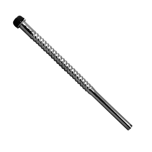 Westbrass 3/8" x 9" Corrugated Riser Supply Line for Faucet and Toilet, Polished Chrome