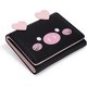 thumbnail image 5 of Cartera Kawaii para niñas, lindo cerdo, monedero para mujer, tarjetero, organizador de billetes, cerdo negro Feliz Sencillez, 5 of 5