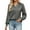 Grey, variant on Womens Business Casual Tops Dressy Work Long Sleeve Shirts V Neck Silk Satin Blouses Cute Fall Outfits