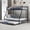 Black, variant on Silver Bunk Bed with High-Quality Steel and Trundle / Reliable Bed for Your Bedroom