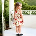 thumbnail image 5 of Zszcpp Baby Girl Newborn Dresses Sleeveless Round Enck Leisure Lovely Daily Life Flower Prints Princess Casual Dresses, 5 of 7