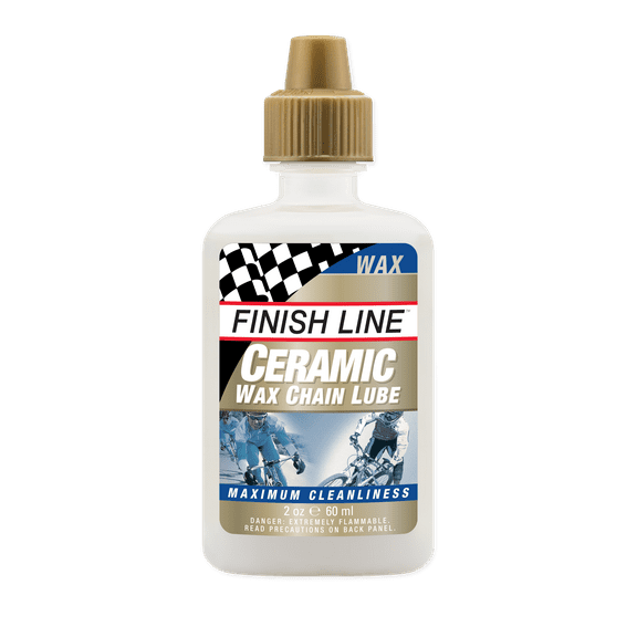Finish Line Ceramic Wax Bicycle Lube 2oz Drip Bottle for Dry Conditions