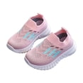 thumbnail image 4 of Kids Sneakers, Basketball Shoes, Shoes for Kids, Girl School Shoes, Kids Shoes, Kids Toddler Lightweight Walking Shoes Mesh Breathable Tennis Shoes for Girls, Pink US-4Y/EU-33, 4 of 5