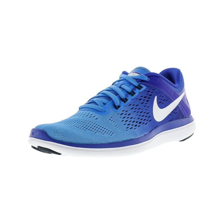 Nike Women's Flex 2016 Rn Blue Glow / White Racer Midnight Navy Ankle-High  Running Shoe - 7M - Walmart.com