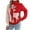 Red, variant on Feancey Christmas Plaid Sweaters for Women Turtleneck Long Sleeve Pullover Tops Winter Warm Cotton Knit Sweater Loose Fit Casual Jumpers Red S