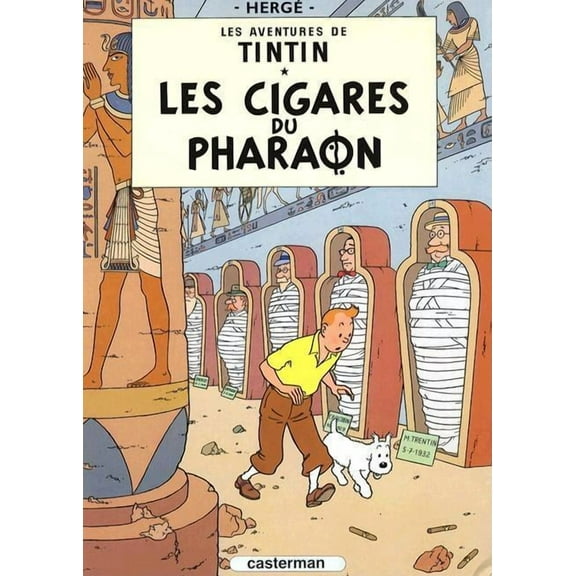 Tintin: Les Cigares Du Pharaon (Hardcover)