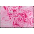 thumbnail image 2 of SKYSONIC Abstract Pink On Liquid Area Rug Carpet Living Room Bedroom 24"x36", 2 of 6