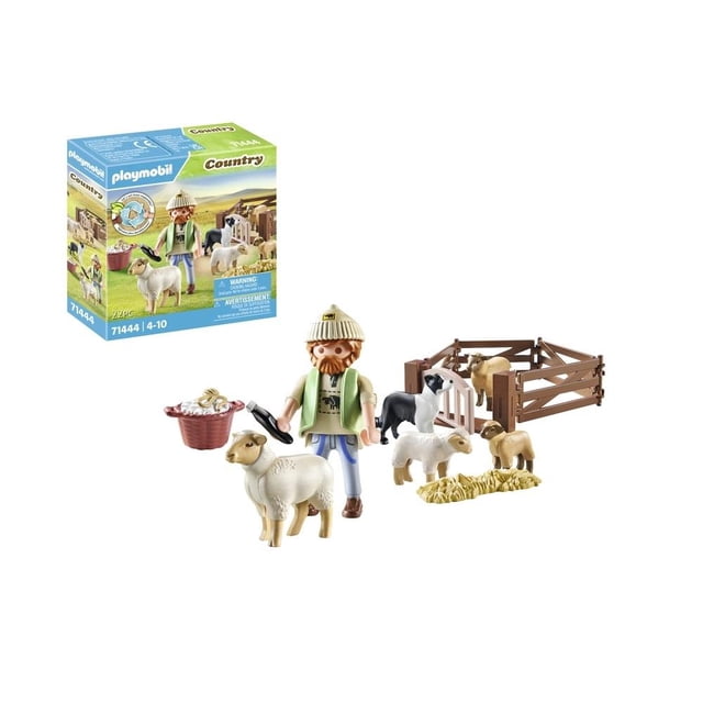 Set de Juego Playmobil Pastor con rebano de ovejas 22 Piezas