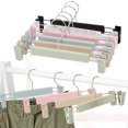 thumbnail image 2 of 5Pcs/Set Strong Bearing Clothes Hanger with Spring Clamp No Odor Plastic Coat Rack Home Supplies, 2 of 10