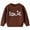 L101-Coffee, variant on CAUYDY Toddler Baby Boy Girl Sweater Embroidered LOVE Outfits Long Sleeve Pullovers Fall Winter Clothes(L101-Blue,3-4 Y)