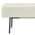 thumbnail image 6 of Sesslife Contemporary Bedroom Bench, Upholstered Bench for End of Bed Entryway Hallway, Beige Bench Supports up to 250 lbs, 45"L x13"Wx 17"H, 6 of 10