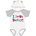 thumbnail image 3 of Inktastic I Love Daddy Girls Girls Baby Bodysuit, 3 of 5