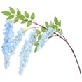 thumbnail image 1 of Flores Colgantes Artificiales de Wisteria Uxcell, Guirnalda Floral Falsa de 3.9 Pies de Seda para Arco de Boda, Fiesta, Jardín de Casa, Púrpura, 1 of 7