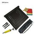 thumbnail image 1 of justharion Felt Roll Mat Set Storage Pad Board Saver with Inflatable Tube Pump Storage Bag Tray, Black, 2000Pcs, 1 of 7