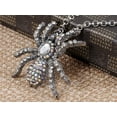 thumbnail image 2 of Synthetic Black Crystal Rhinestones Tarantula Spider Insect Bug Pendant Necklace, 2 of 5