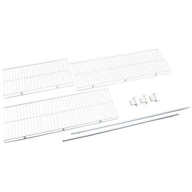 4 Staffe Mensola Rubbermaid Closetmaid FreeSlide – Montaggio A Parete, USA