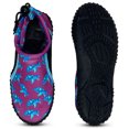 thumbnail image 4 of NORTY Girls' Slip on Aqua Shoes Water Shoe Quick Drying Beach, Outdoor Play Turtle Print, 4 of 6
