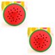 thumbnail image 2 of Inteprter Posavasos creativo de silicona para de comedor, accesorios de cocina, alfombrilla, taza, Bar, forma de fruta, almohadilla aislante sandía PC 1 2piezas, 2 of 5