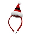 thumbnail image 5 of Midlee Santa Hat Headband with Red/White Bell Collar for Large Dogs, 5 of 7