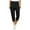 Black, variant on BLVB Women's Hiking Capri Pants Elastic Waist Lightweight Golf Cargo Crop Pants for Work Casual Office with Pockets
