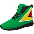 thumbnail image 5 of Aidianart Womens Guyana Flag High Top Shoes High Top Sneakers Size 6, 5 of 5