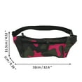thumbnail image 3 of Unique Bargains 1 Pc Fanny Pack Camo Pattern Waist Bag Camouflage Pink, 3 of 6