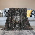 thumbnail image 2 of Nawypu Sun and Moon Blanket Cozy Fluffy Plush Crescent Moon Blanket Celestial Blanket Soft Flannel Hippie Throw Blanket for Men Women, 2 of 6