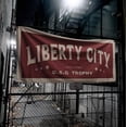 thumbnail image 1 of Tapiz para colgar en la pared, bandera retro de Liberty City, 70 x 170 cm, 1 of 3