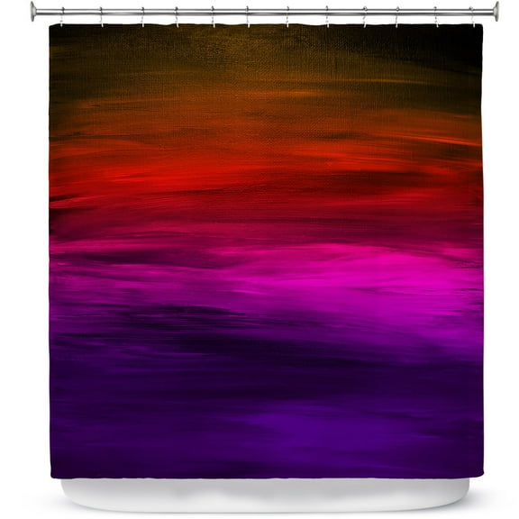 Shower Curtains 70" x 73" from DiaNoche Designs by Julia Di Sano - Coastal Sunset 4