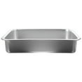 thumbnail image 4 of ACDANC 2026 New Cat Litter Box Low Entry Stainless Steel Litter Box Small Cat Litter Box Open Kitten Litter Box, 14.17"X10.63"X2.76", 4 of 4