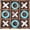 Design 4, variant on Wooden Tic Tac Toe Game Set, Decorative Tabletop Board Game for Living Room, Coffee Table, Shelf and Home Decor