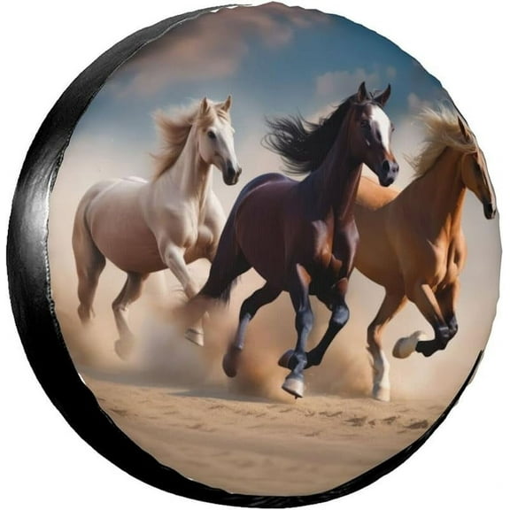 Rv Spare Tire Covers for Rv Trailers Wheel Protectors Tyre Covers Weatherproof and Dustproof Wheel Covers Universal Fit for Trailer Rv SUV Truck Travel Trailers Camper