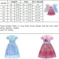 thumbnail image 7 of Girl Princess Costume Snow Party Dress Halloween Cosplay Dress up, 7 of 7