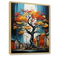 thumbnail image 2 of Designart "Urban Art Baobab II" Tree Baobab Floater Framed Canvas Art Print, 2 of 5