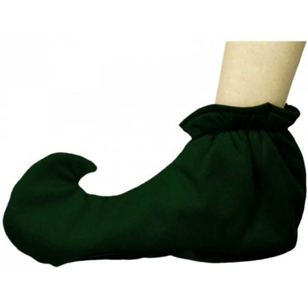 Green Elf Shoe Covers Adult Costume Accessory - Large