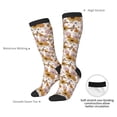 thumbnail image 6 of Fotbe Sunflowers And Butterflies print Women's Men's Novelty Crew Socks Cotton Socks Knee High Socks for Walking,Running,Nurses,Pregnancy, 6 of 8