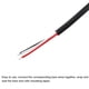 thumbnail image 5 of Uxcell Conector de cable de audio de 3.5 mm con enchufe macho y cable desnudo TRS de 3 polos de 1/8" de 0.30 m 2, 5 of 5