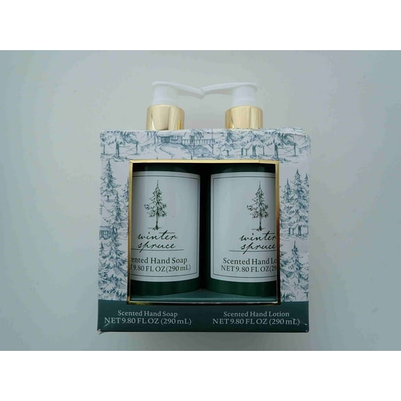 U Style, Winter Spruce Scented, Hand Soap and Lotion Set