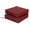 Burgundy, variant on Patio Chair Cushions 22 X 22 X 4 Inch Waterproof Outdoor Seat Cushions for Patio Furniture, Outdoor Sofa Couch Pads with Ties & Handle, Set of 2, Orange