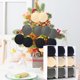 thumbnail image 1 of Adornos de árbol de Navidad flocados - Bolas de plástico de 3,1 pulgadas en pack de 9 con cuerda colgante para decoración navideña, 1 of 5