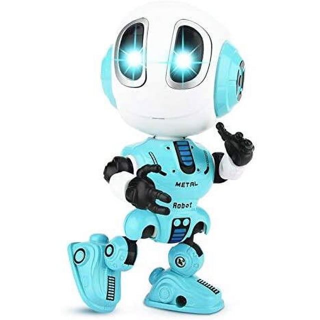 Robot Toy for Kids, Rechargeable Talking Robot for Boy and Girls, Voice Changer with LED