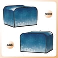 thumbnail image 3 of Haiem Christmas Snowflakes Print Toaster Covers 4 Slice Wide Slot,Bread Dust Cover & Fingerprint Protection,Bread Machine Cover,Appliance Covers, 3 of 7