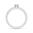 thumbnail image 2 of ANGARA Natural 0.33 Ct. Diamond Solitaire Ring in 14K White Gold for Women (Ring Size: 3.5), 2 of 11