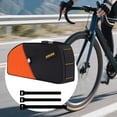 thumbnail image 1 of Bolsa de almacenamiento para cuadro de bicicleta con correa para ciclismo, bolsa para cámara de bicicleta, billetera para montar en de montaña, de Naranja, 1 of 8