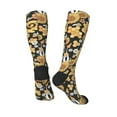 thumbnail image 4 of Balery Mushrooms Honeycomb Fun Novelty Socks Men'S Women'S Crew Socks Funny Crazy Novelty Socks Quirky And Cool Socks, 4 of 9