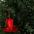 thumbnail image 4 of Red and White Christmas Hanging Decorations with Built-in String for Tree Wall Porch Festive Ornaments, 4 of 6