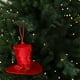 thumbnail image 4 of Adorno colgante para árbol de Navidad | Decoración navideña personalizada | Colgante de tela roja y blanca 5,7"x5,7" | Diseño Festivo Clásico | Duradero, fácil de colgar | Decoración navideña única, 4 of 6