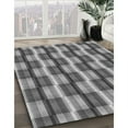 thumbnail image 2 of Ahgly Company Indoor Square Patterned Dark Gray Area Rugs, 6' Square, 2 of 6
