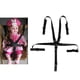 thumbnail image 1 of Cinturón de seguridad para niños de 5 puntos, cinturón de seguridad para bebés con gancho giratorio ajustable para cochecito de bebé, 1 of 1